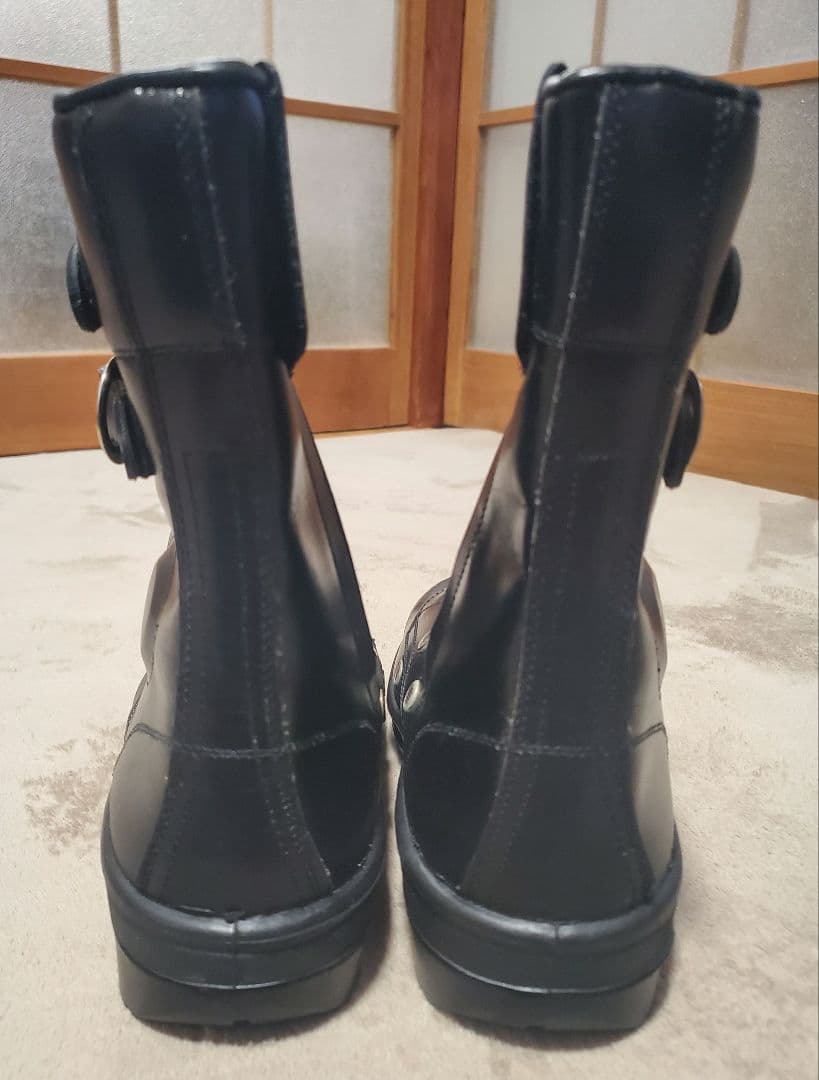 ミドリ安全☆ラバーテック 編上靴 安全靴 黒 25EEE 日本製