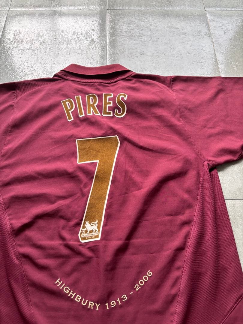 05-06 ピレス　アーセナル　NIKE ハイバリー　ユニフォーム　正規品