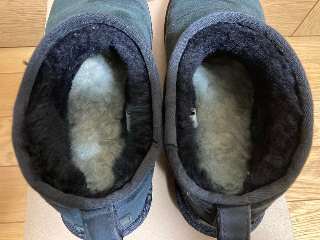 UGGクラシックウルトラミニムートンブーツブラック9