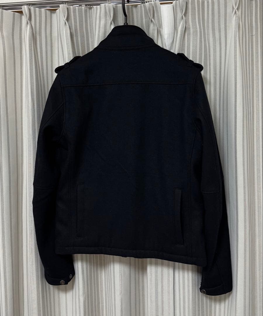 PPFMミリタリー ウール ジャケット ブラック ギミック y2k M