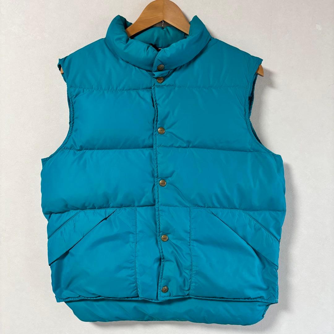 80's ビンテージ エルエルビーン ダウン ベストM 旧タグ USA製 トート