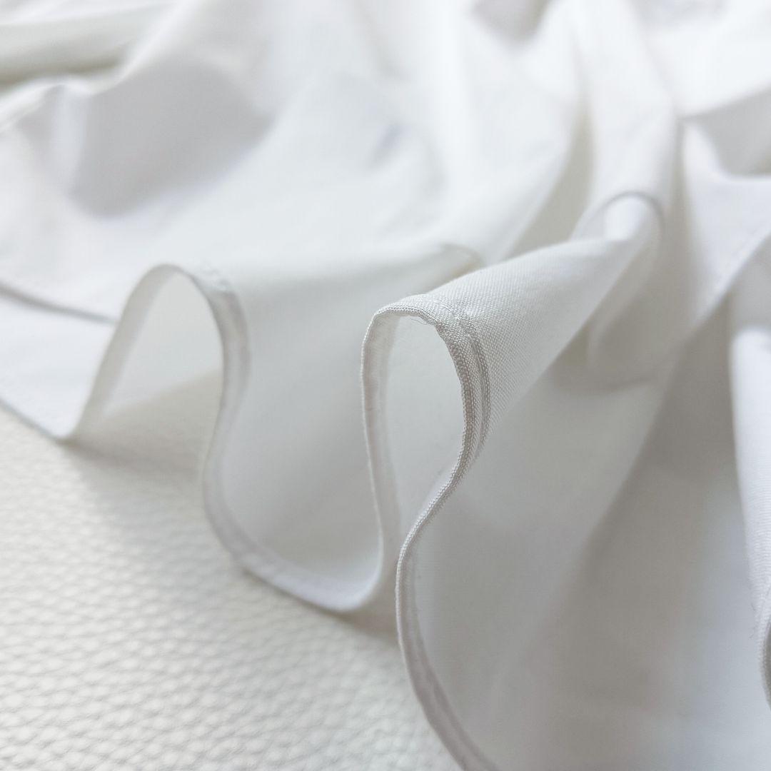 ほぼ未使用✨《セオリーリュクス》25SSバンドカラーブラウス フリル 大きめ