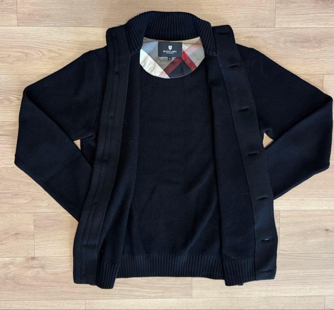 今期物！ ブラックレーベルクレストブリッジ　ハイネックカーディガン M