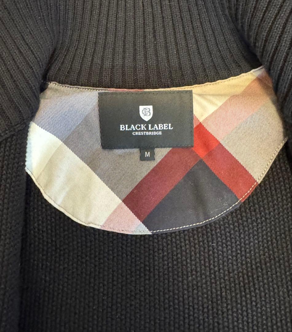 今期物！ ブラックレーベルクレストブリッジ　ハイネックカーディガン M
