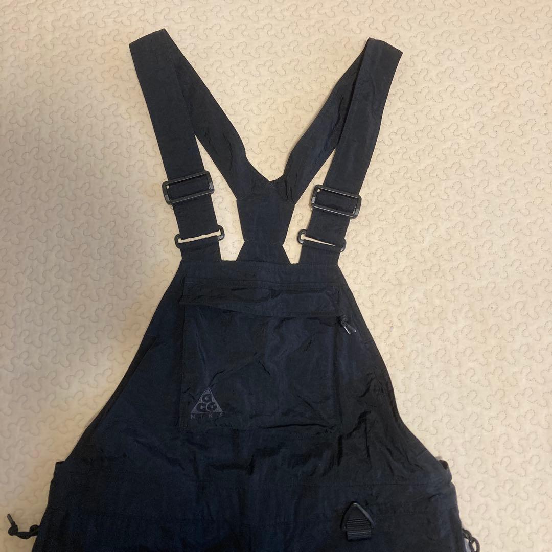 【希少】NIKE ACG ナイキ オーバーオール M 黒 オールインワン