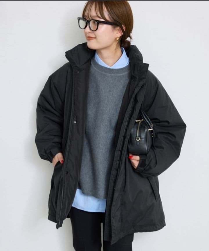 新品♥ウォッシャブル中綿モンスターパーカーブルゾンSLOBE IENA　24AW