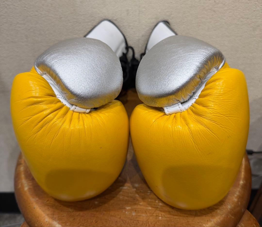 PRIZE RING ボクシンググローブ イエロー/シルバー　10oz