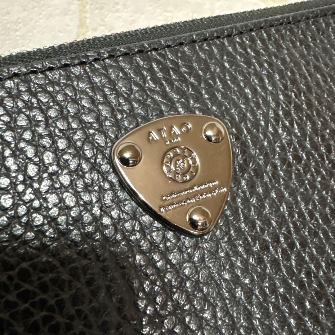 アタオ　ATAO アミュレット　ブラックメッキ　アタオ財布　長財布
