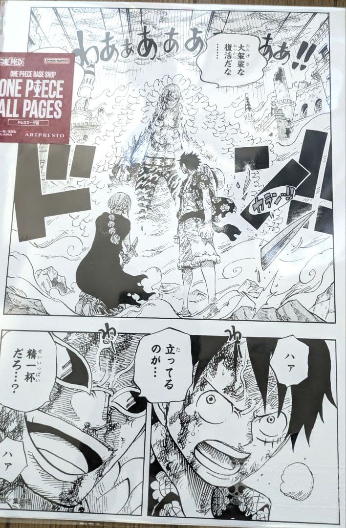 ONE PIECE ALL PAGES　6枚セット