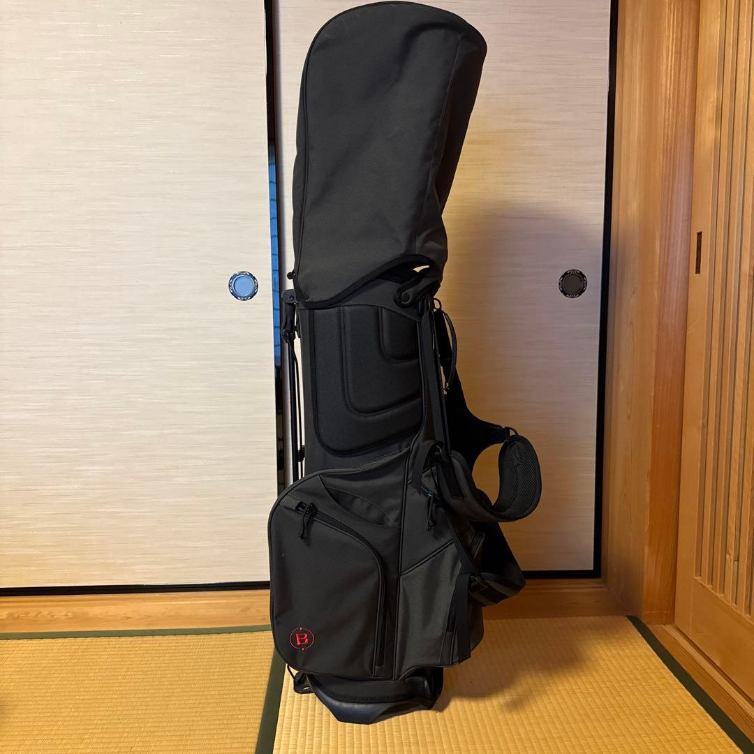 BRIEFING キャディバッグ CR-4 スタンド付き グレー
