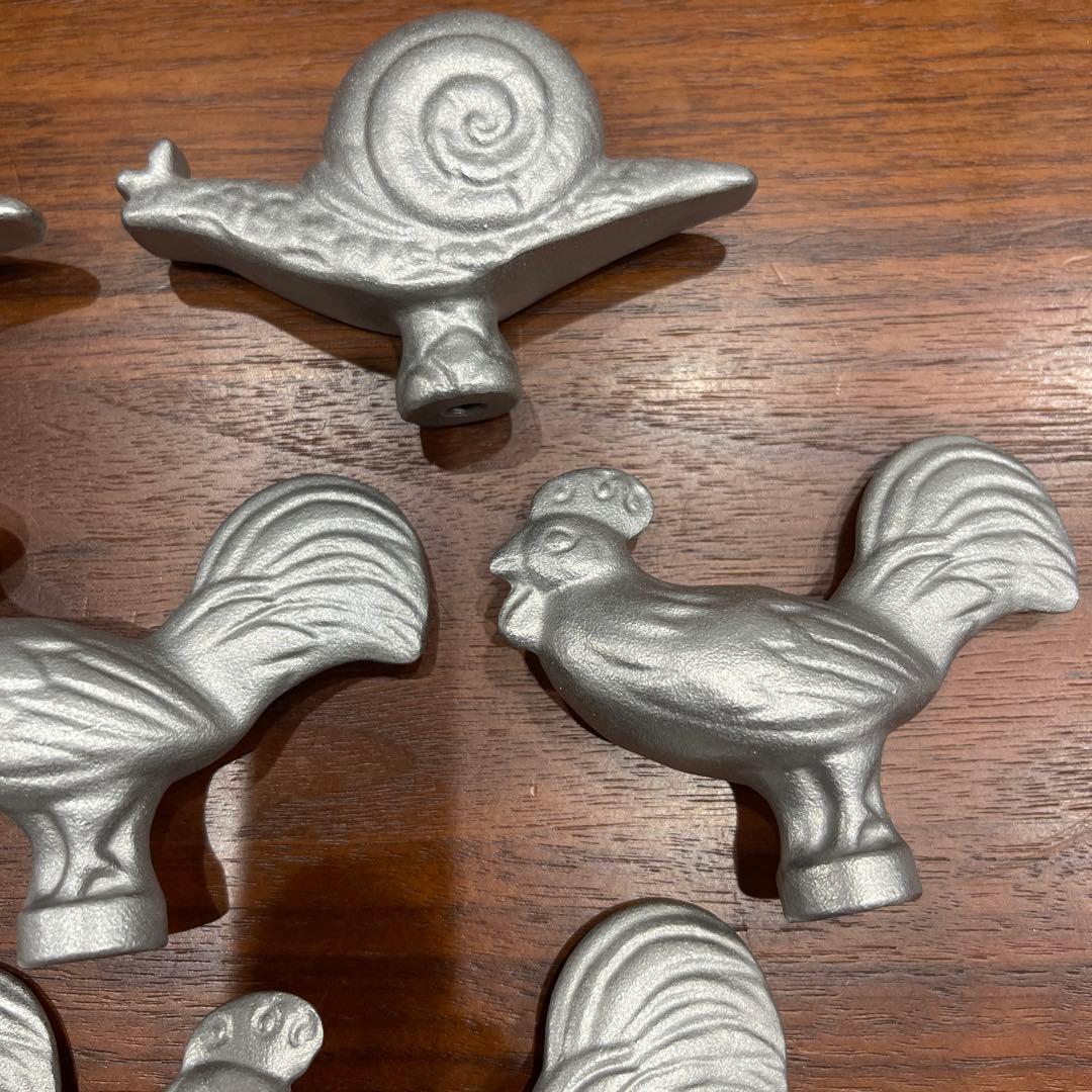 STAUB ストウブ アニマルノブ 7個セット