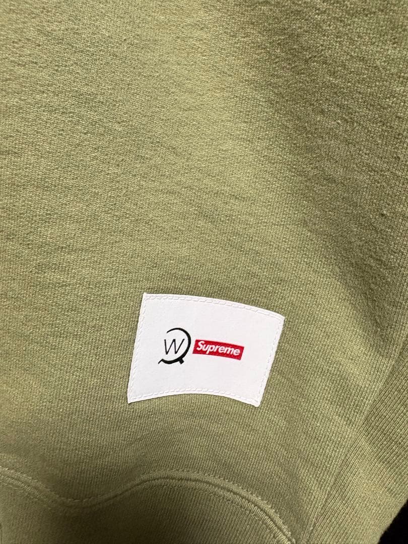 Supreme✖️ WTAPSオリーブ スウェット 100%コットン