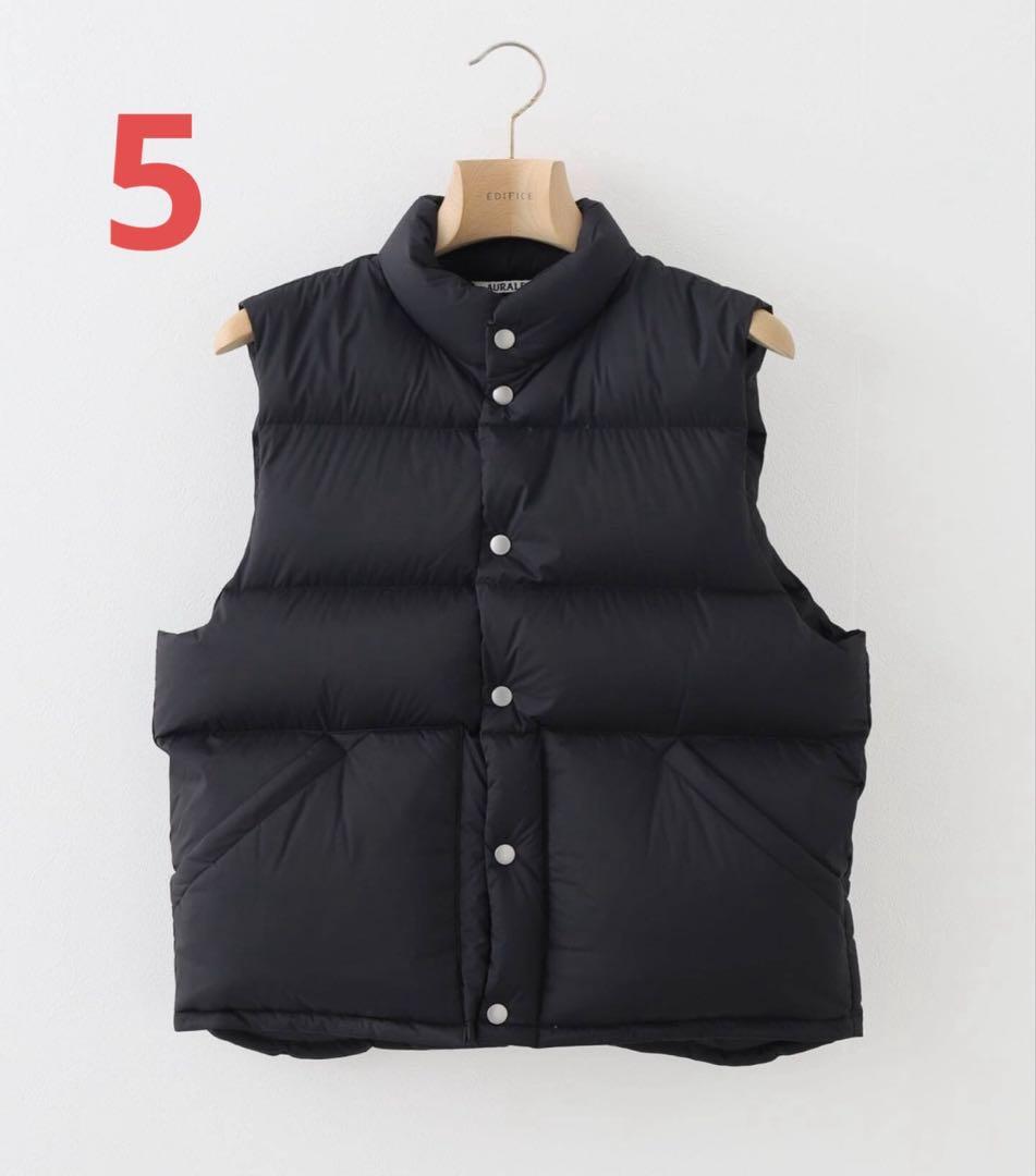 ポケ AURALEE SUPER LIGHT NYLON ダウンベスト