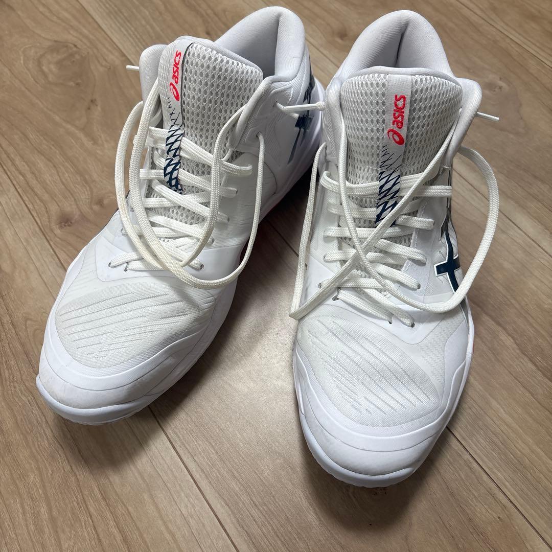 ASICSスカイエリートff3 バレーボールシューズ ホワイトレッドネイビー