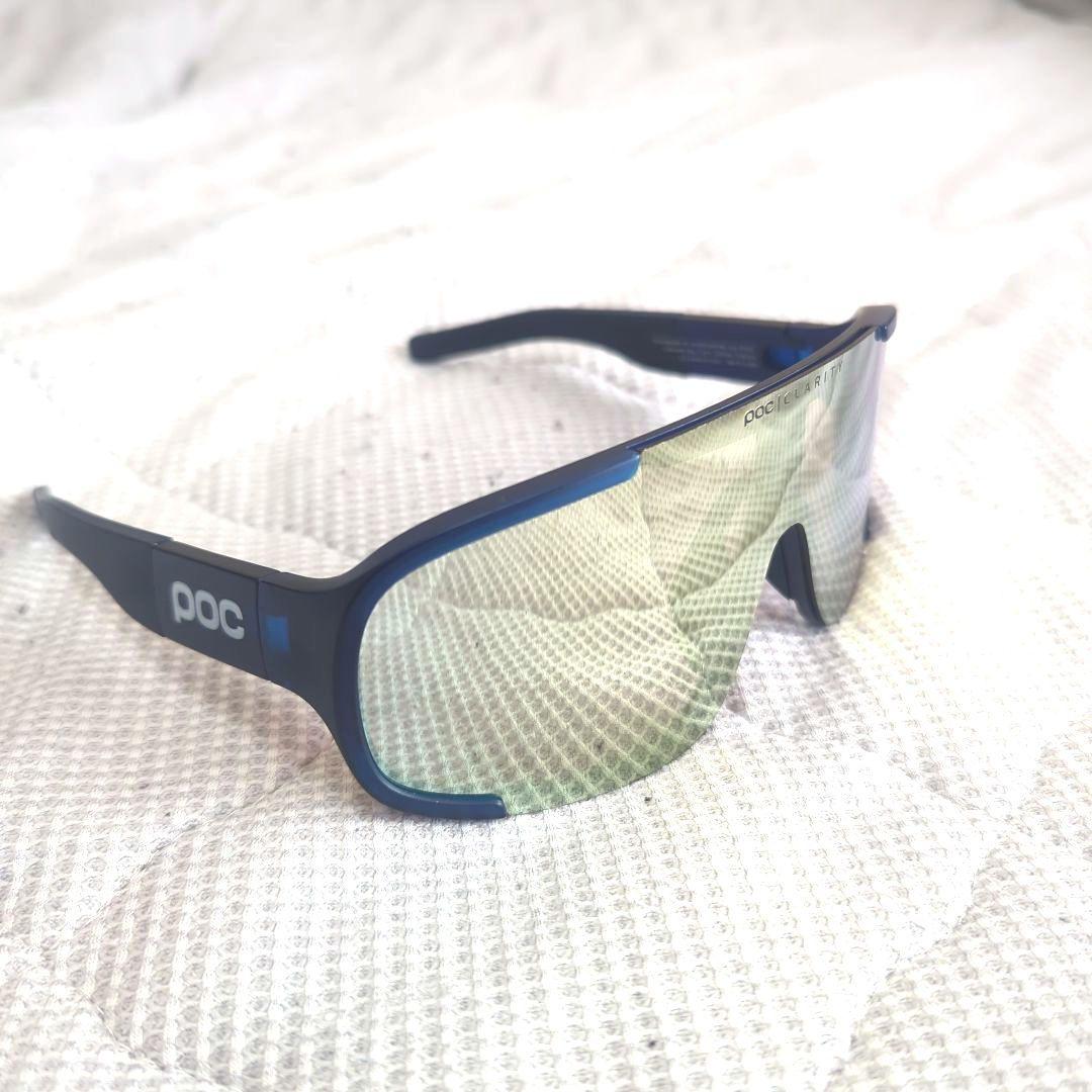 POC ネイビー サングラス グリーンレンズ
