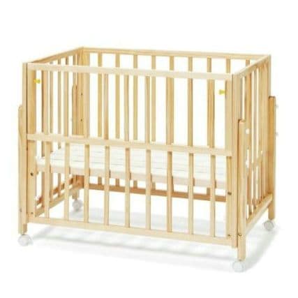 【美品】大和屋　ミニベビーベッド　kihonmini 6段階調整可能