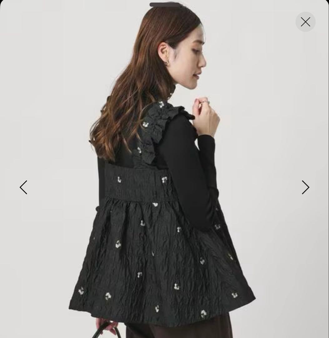 新品未使用⭐︎フラワー ジャガード キャミソール　united arrows