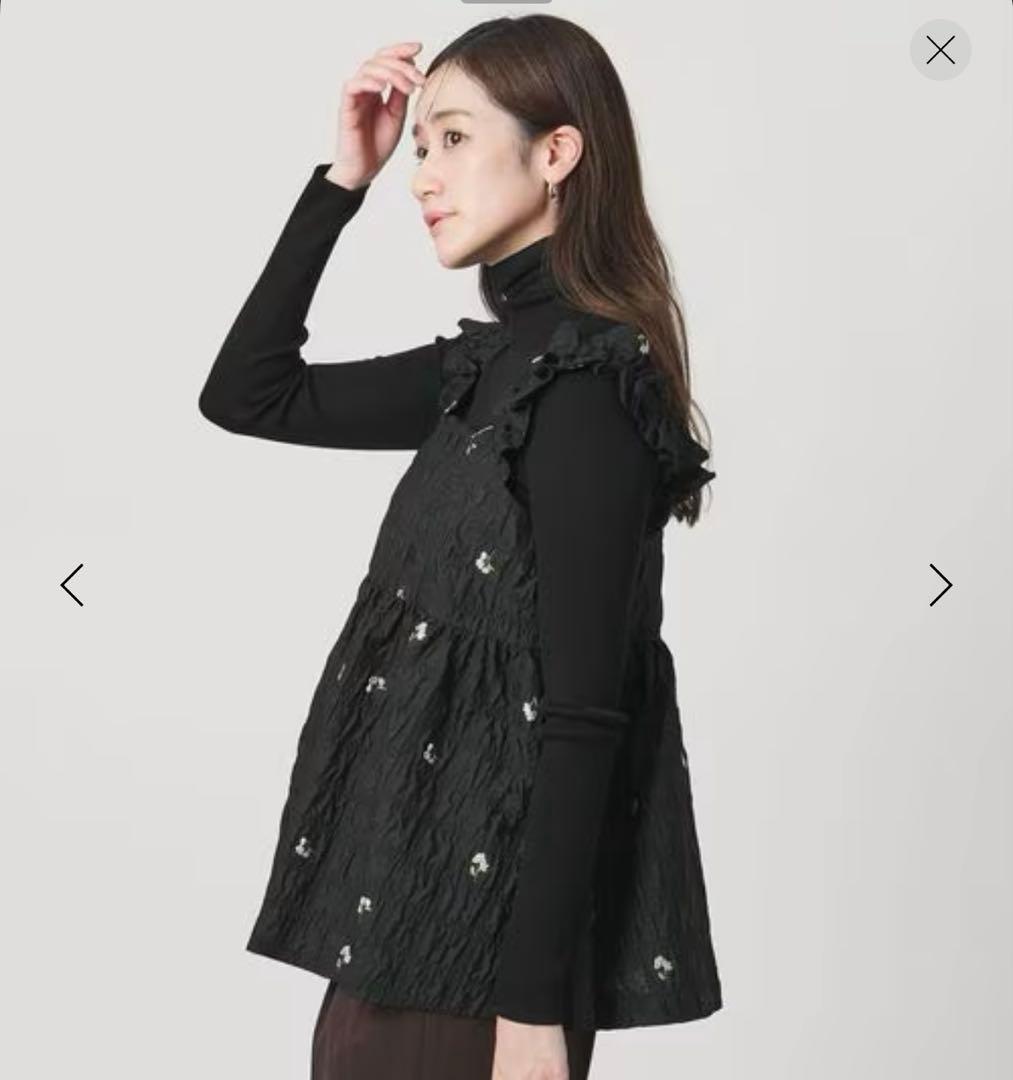 新品未使用⭐︎フラワー ジャガード キャミソール　united arrows