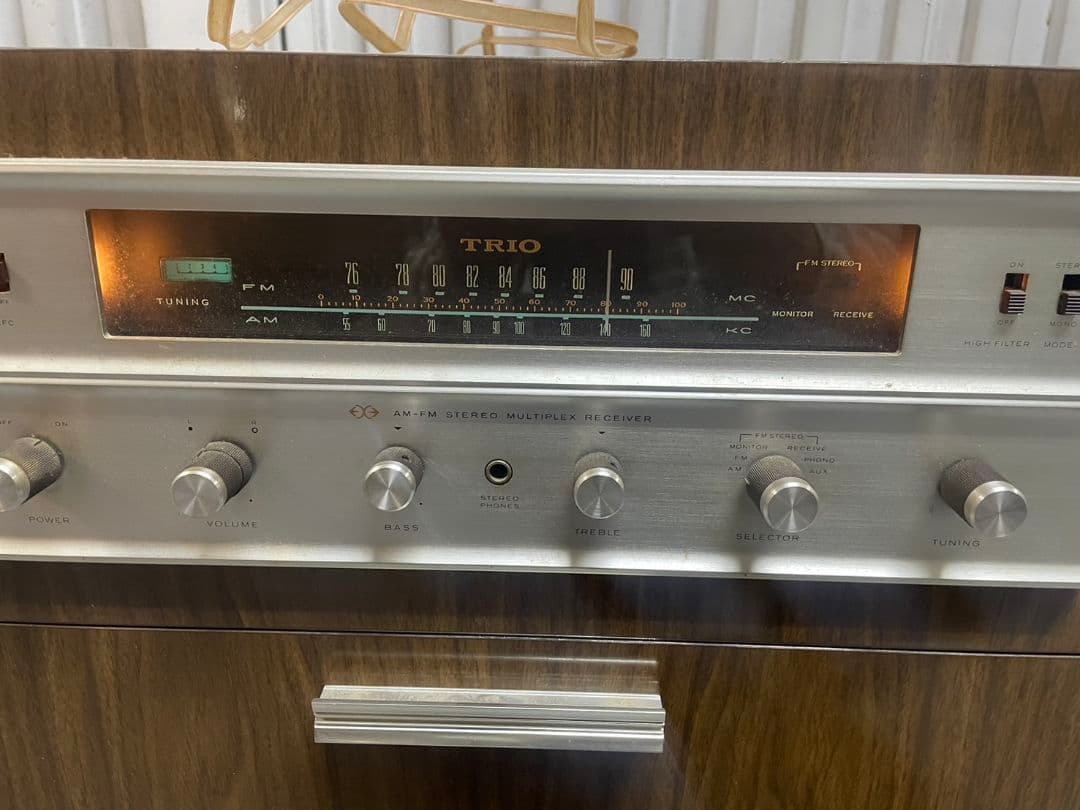 現状品 TRIO ST-740X WX-110 真空管アンプ ジャンク