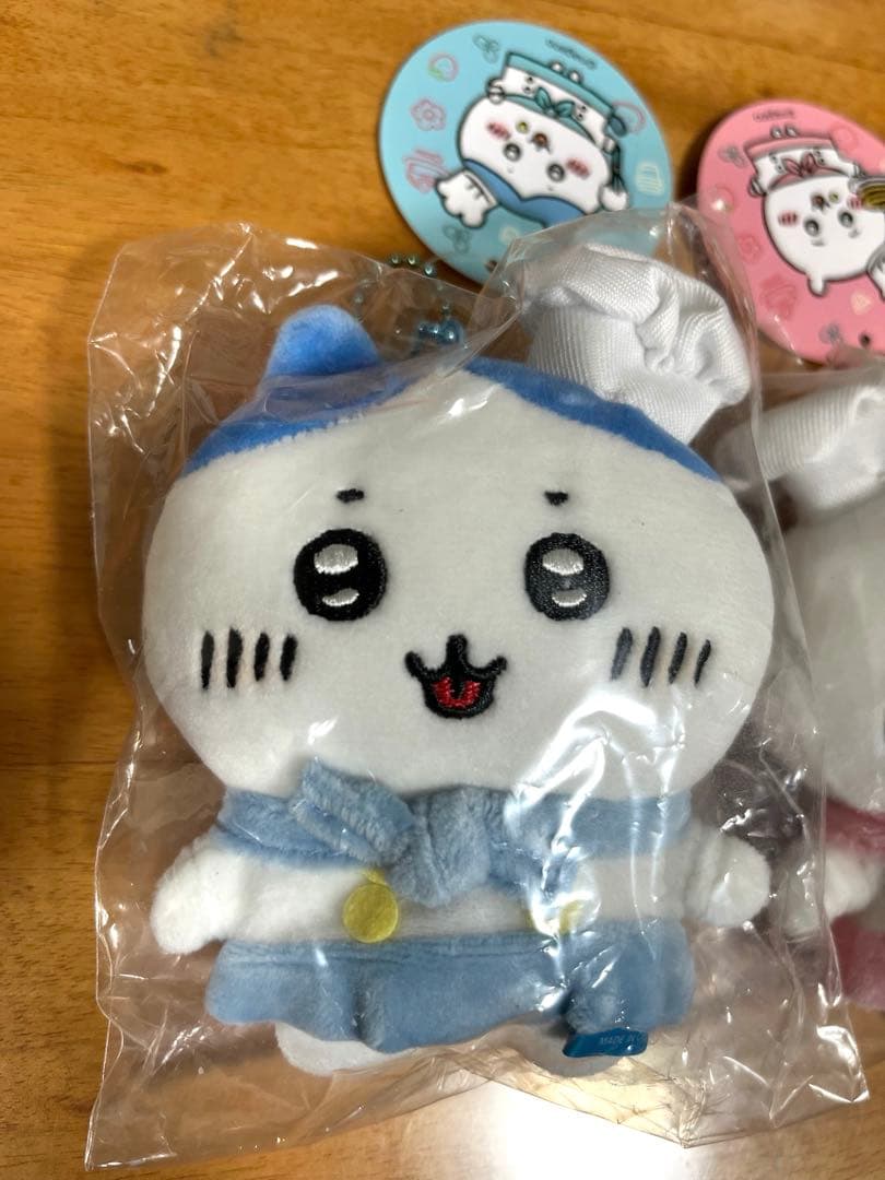 ちいかわ カフェのコックさんマスコット ちいかわ ハチワレ