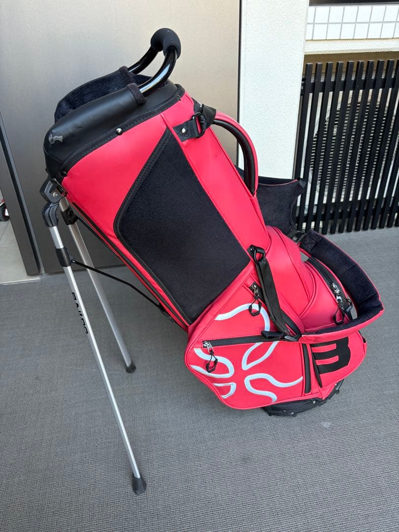 2023年限定品 BALDO ゴルフスタンドバッグ RED（艶消し）