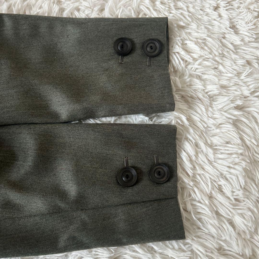 ✨美品✨イヴサンローラン スカートスーツ　ダブル　ウール　セットアップ　M L