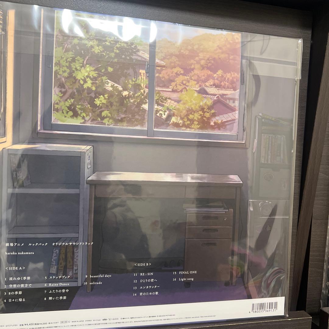 劇場アニメルックバックサウンドトラック haruka nakamuraレコード
