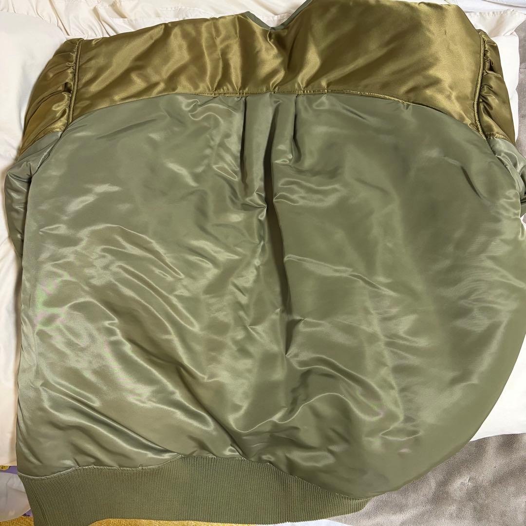 HeRIN.CYE Aラインバイカラー MA1ジャケット