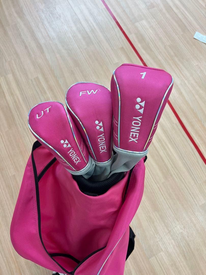 YONEX ピンク J120　ジュニアクラブセット