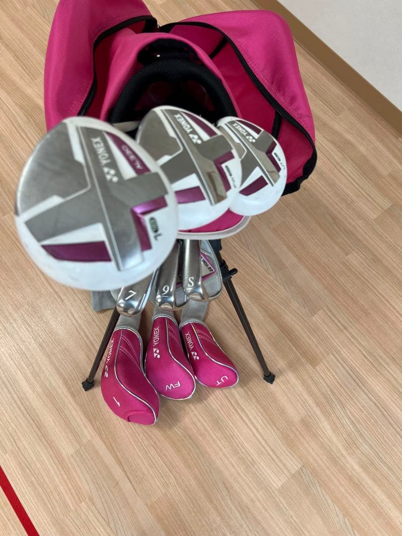 YONEX ピンク J120　ジュニアクラブセット