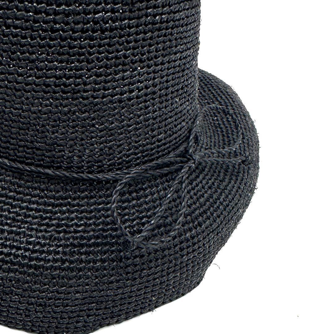 極美品✨ヘレンカミンスキー ラフィア ハット プロヴァンス8 黒