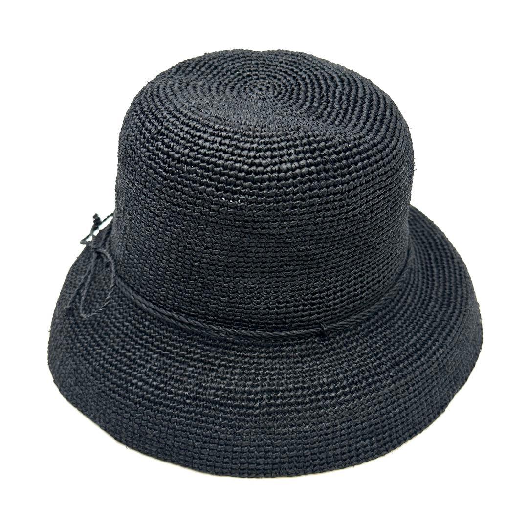 極美品✨ヘレンカミンスキー ラフィア ハット プロヴァンス8 黒