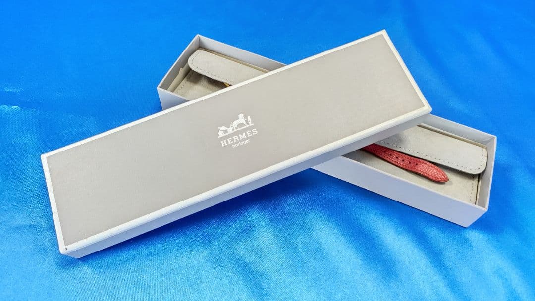 HERMES エルメス ケリーウォッチ ゴールド 赤レザーバンド 可動未確認