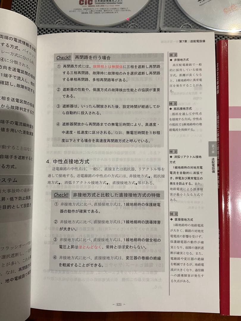 CIC通信講座　1級　電気工事施工管理技士　2022年度版