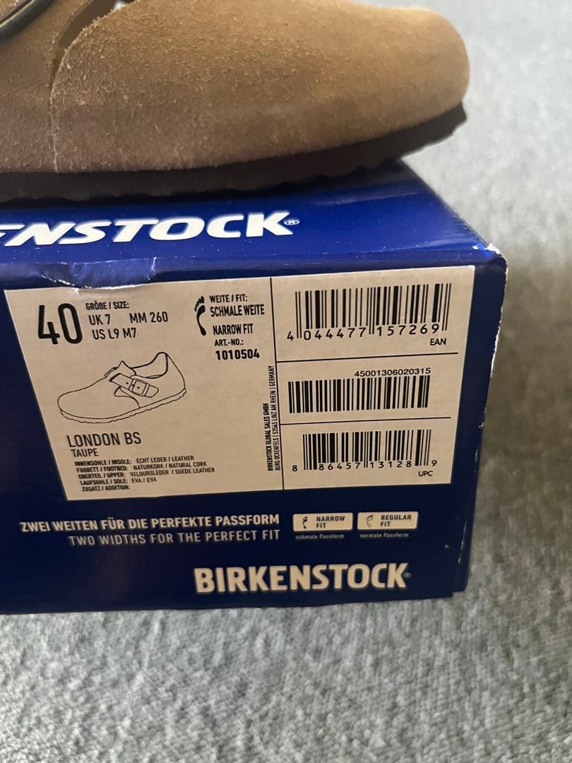 BIRKENSTOCK LONDON BS サンダル 40 タウペ