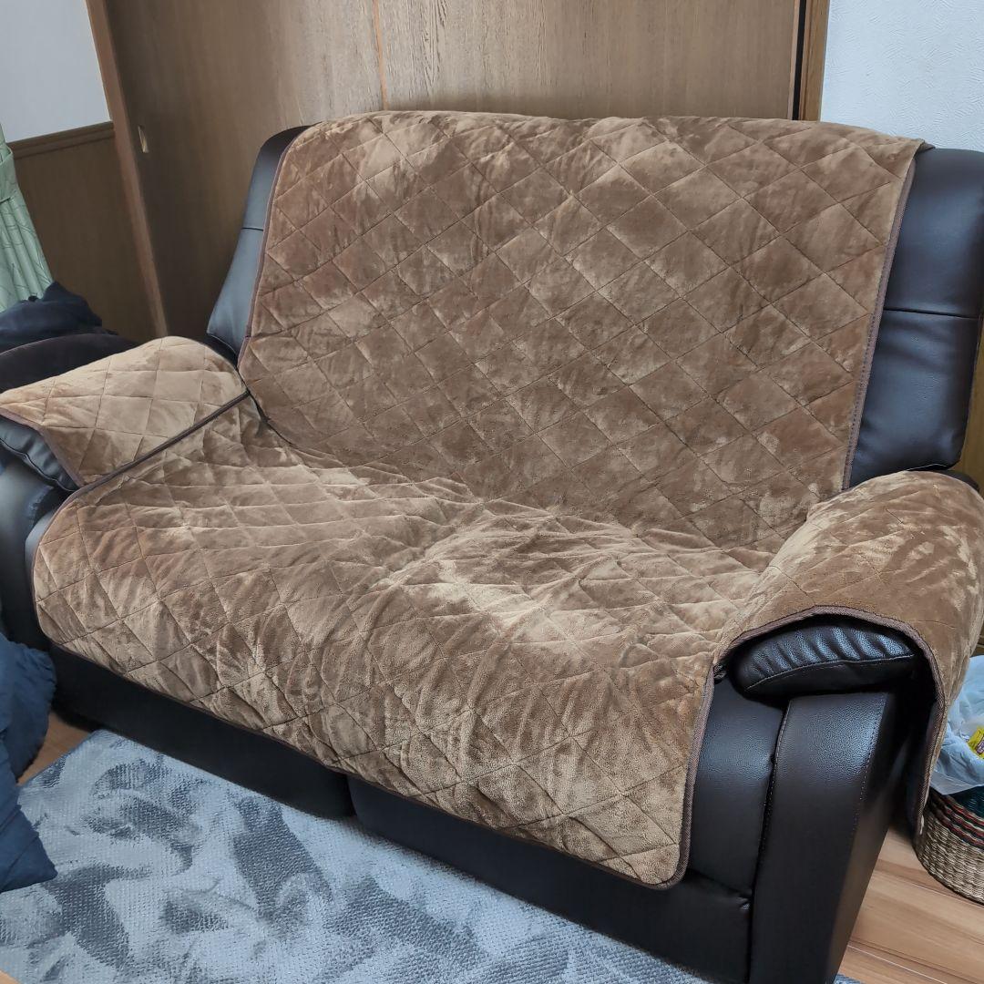 2人掛け電動リクライニングソファー
