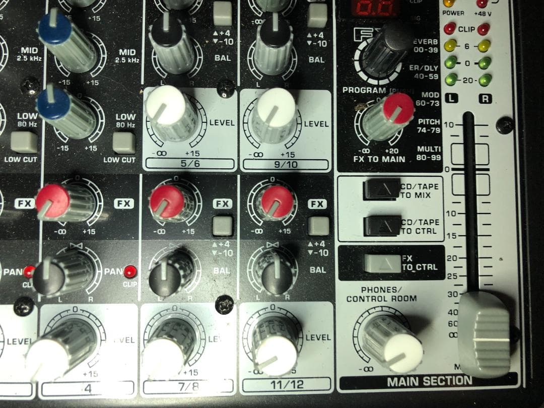 Behringer XENYX 1202FX アナログミキサー