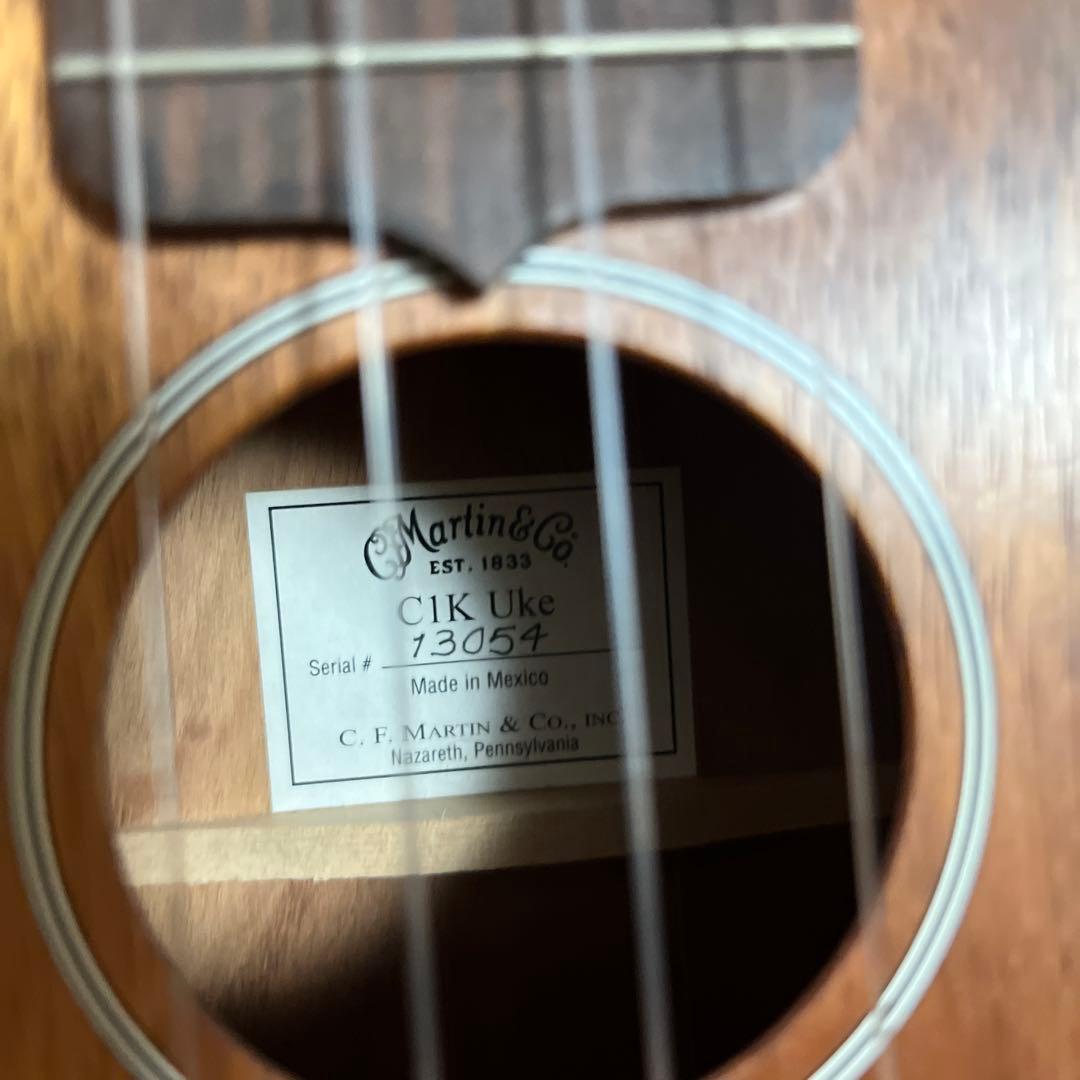 w*l様 マーチン コンサートウクレレ　 Martin C1K UKE カバー付