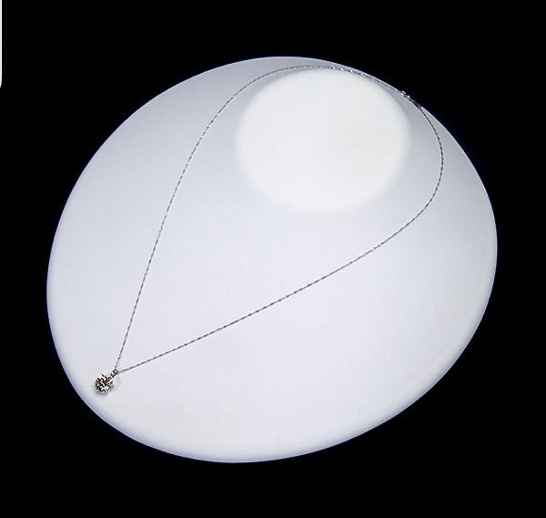 PT999/PT850天然ブラウンダイヤモンド1.30ctネックレス　新品仕上げ