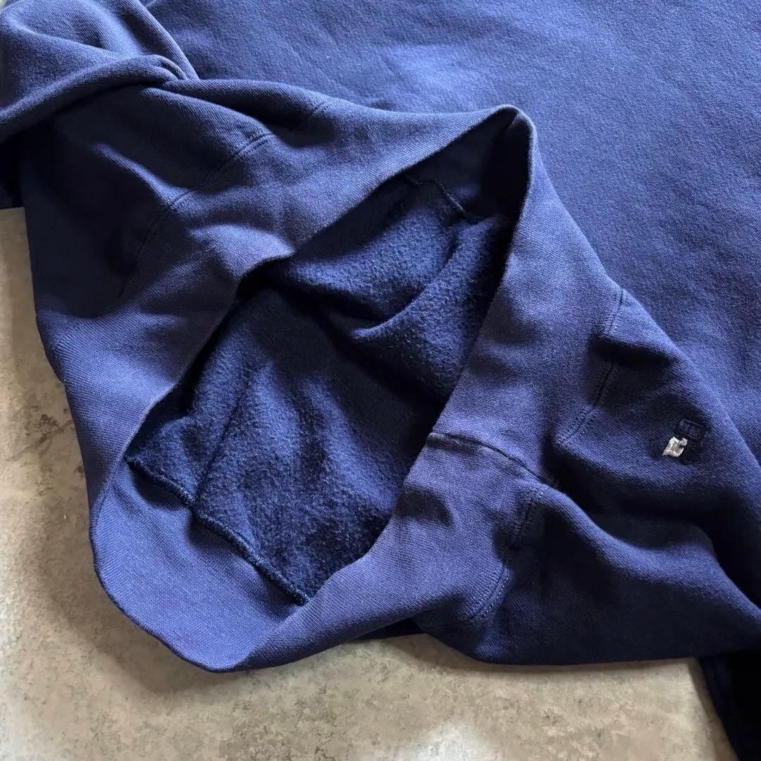 色味最高90s RUSSELLラッセル スウェット タートル ネイビー USA製