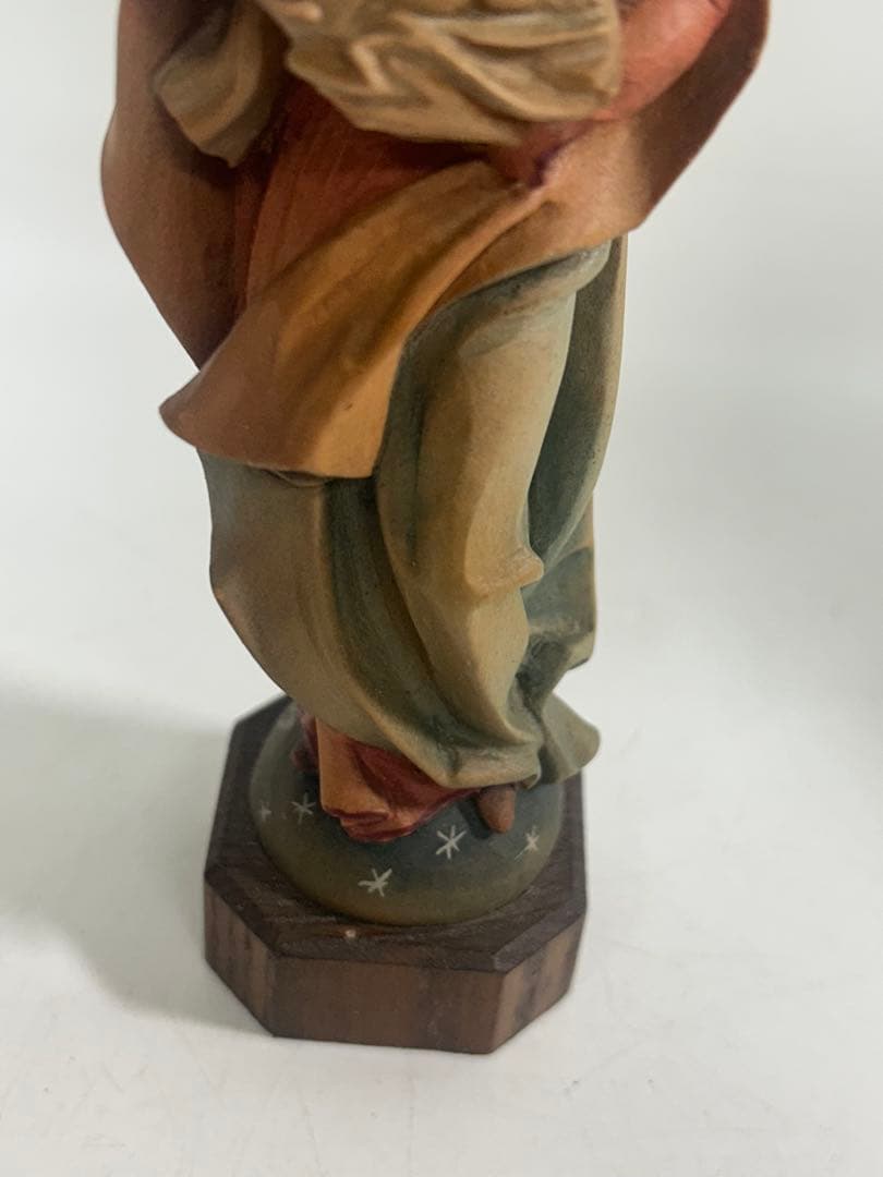 アンリ ANRI 聖母マリア像　アンティーク　キリスト　木製　置物
