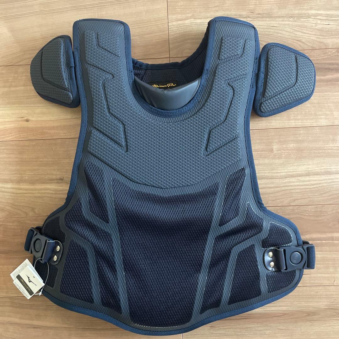 【ミズノプロ】號SAKEBI 硬式用プロテクター(ネイビー)