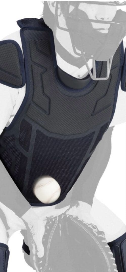 【ミズノプロ】號SAKEBI 硬式用プロテクター(ネイビー)