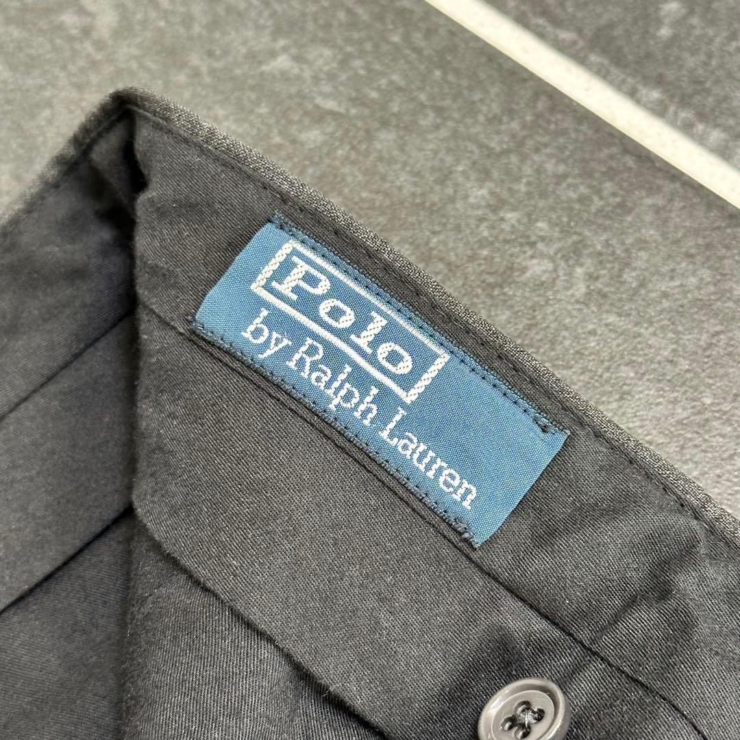 90s Polo Ralph Lauren 【イタリア製　スラックス　グレー】