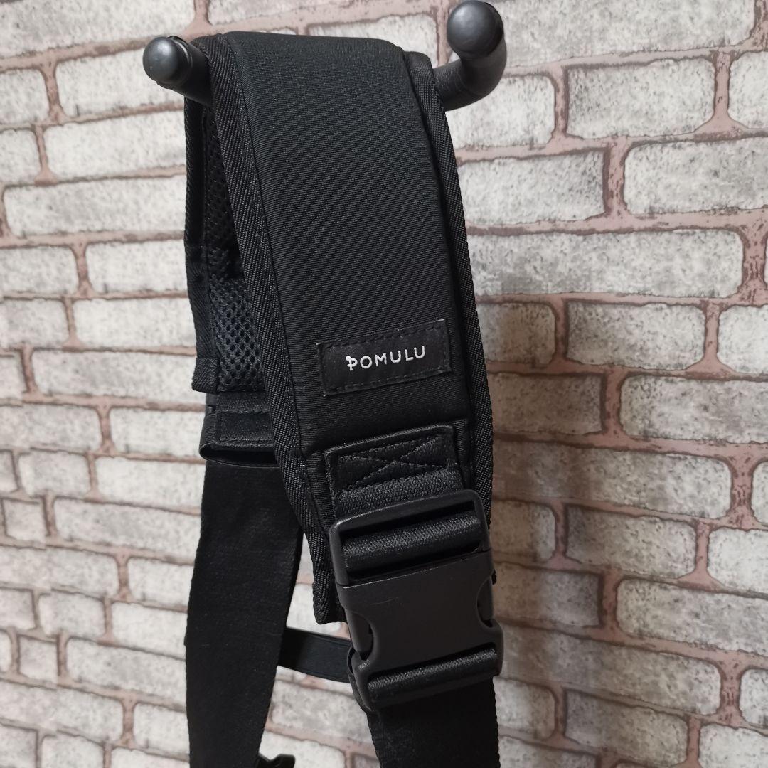 POMULU ポムル ヒップシート ウエストバッグ ボディバッグ 黒色