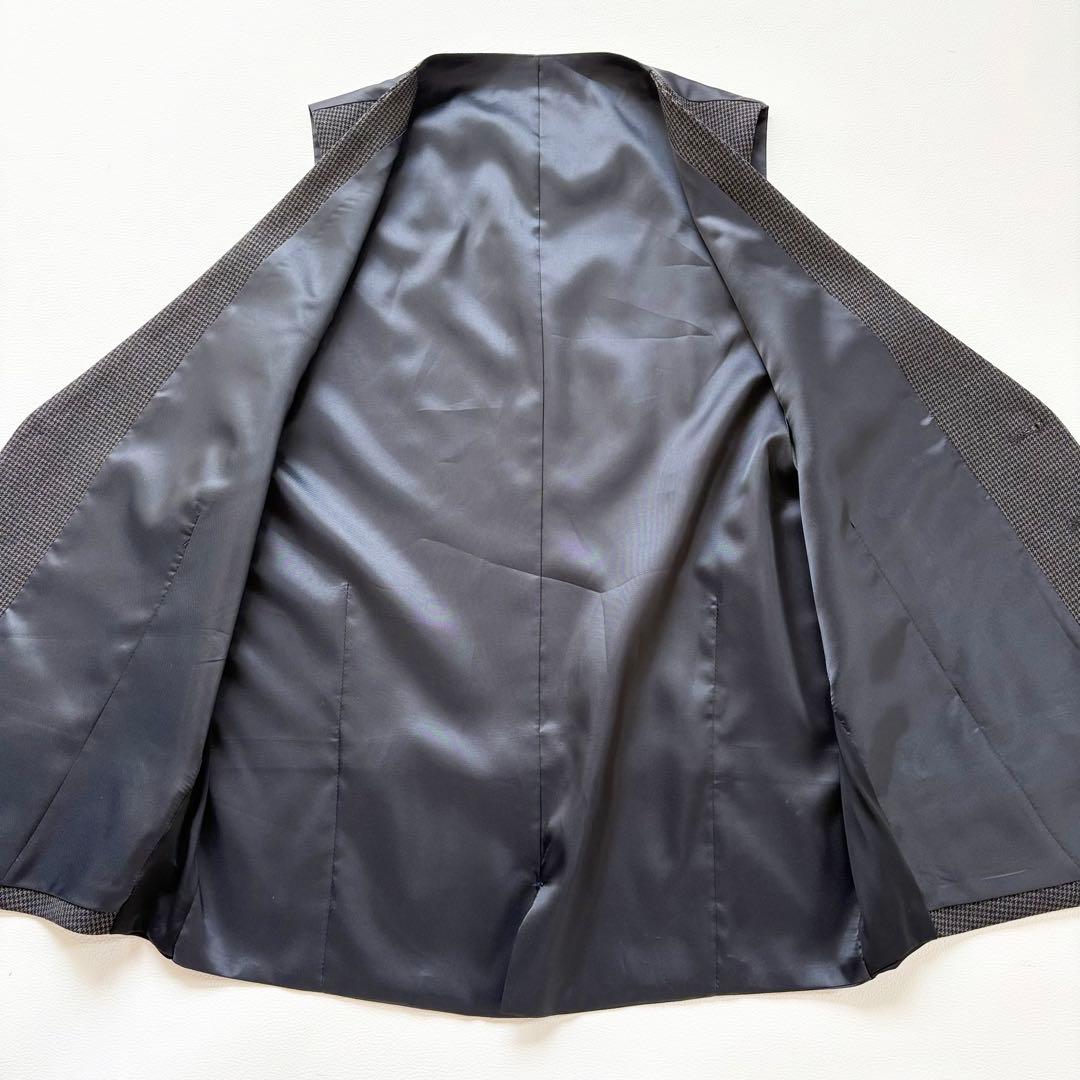 未使用級 スーツセレクト 千鳥格子　4S スーツ スリーピース 2B