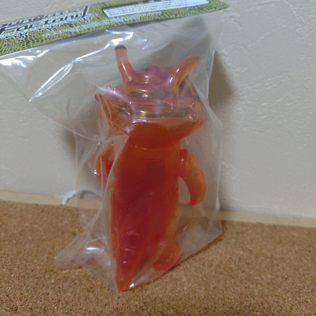 カネゴン オレンジクリア　サンガッツ　ソフビ　　　ツブコン限定品