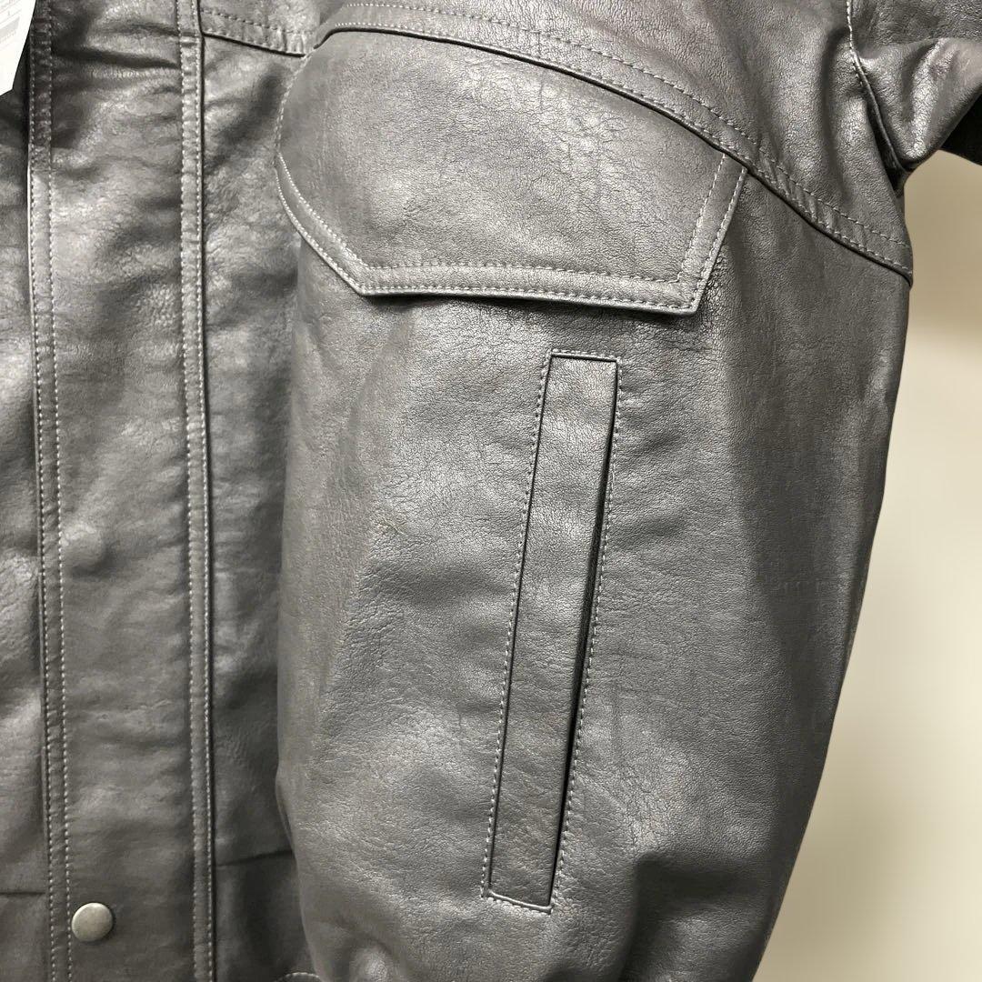 専用　CLEL 合皮ジャケットブルゾン、中綿スエードコート　セット　Lsize