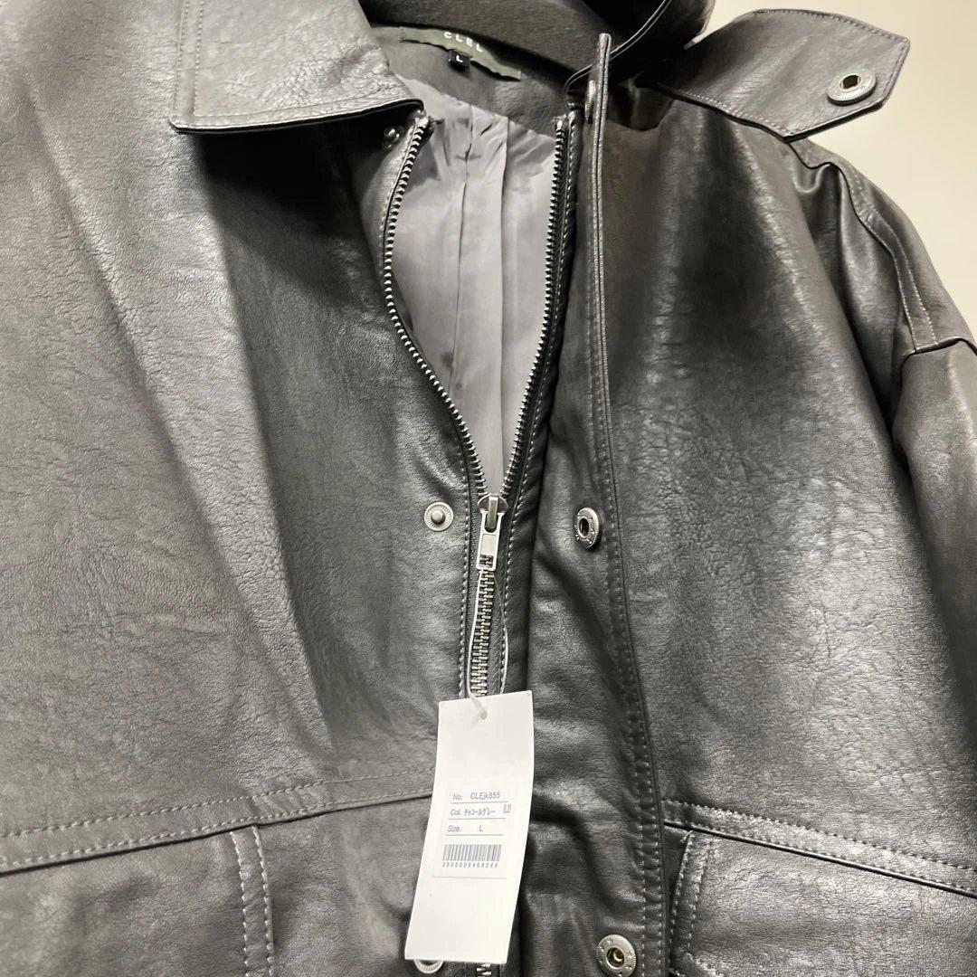 専用　CLEL 合皮ジャケットブルゾン、中綿スエードコート　セット　Lsize