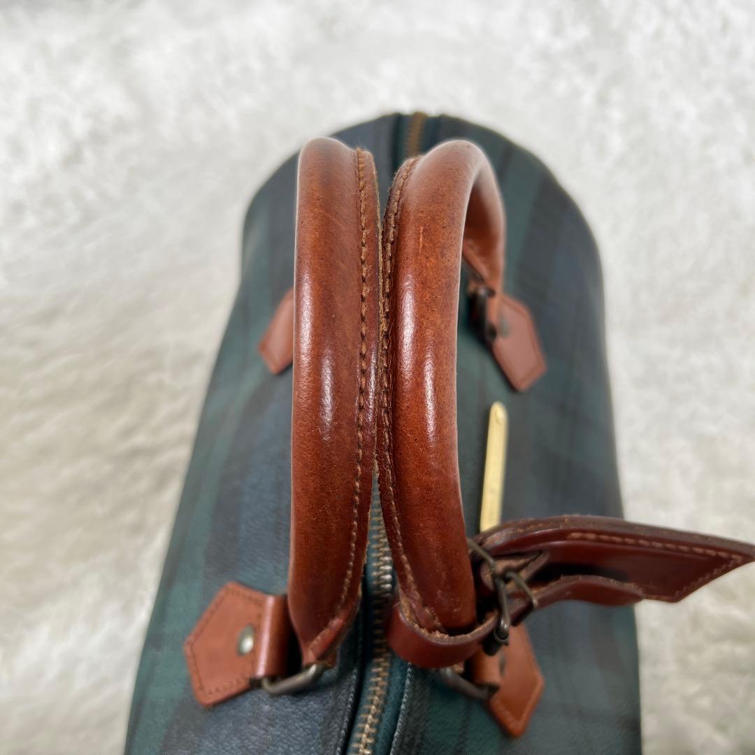 美品✨ POLO RALPH LAURENミニボストンバッグ ブラックウォッチ